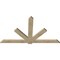 Ekena Millwork Kennewick Rough Sawn Timber Gable Bracket, Douglas Fir, 84"W x 49"H x 2"D x 6"F, 14/12 Pitch GBW084X49X0206KEN00RDF - alternate 2